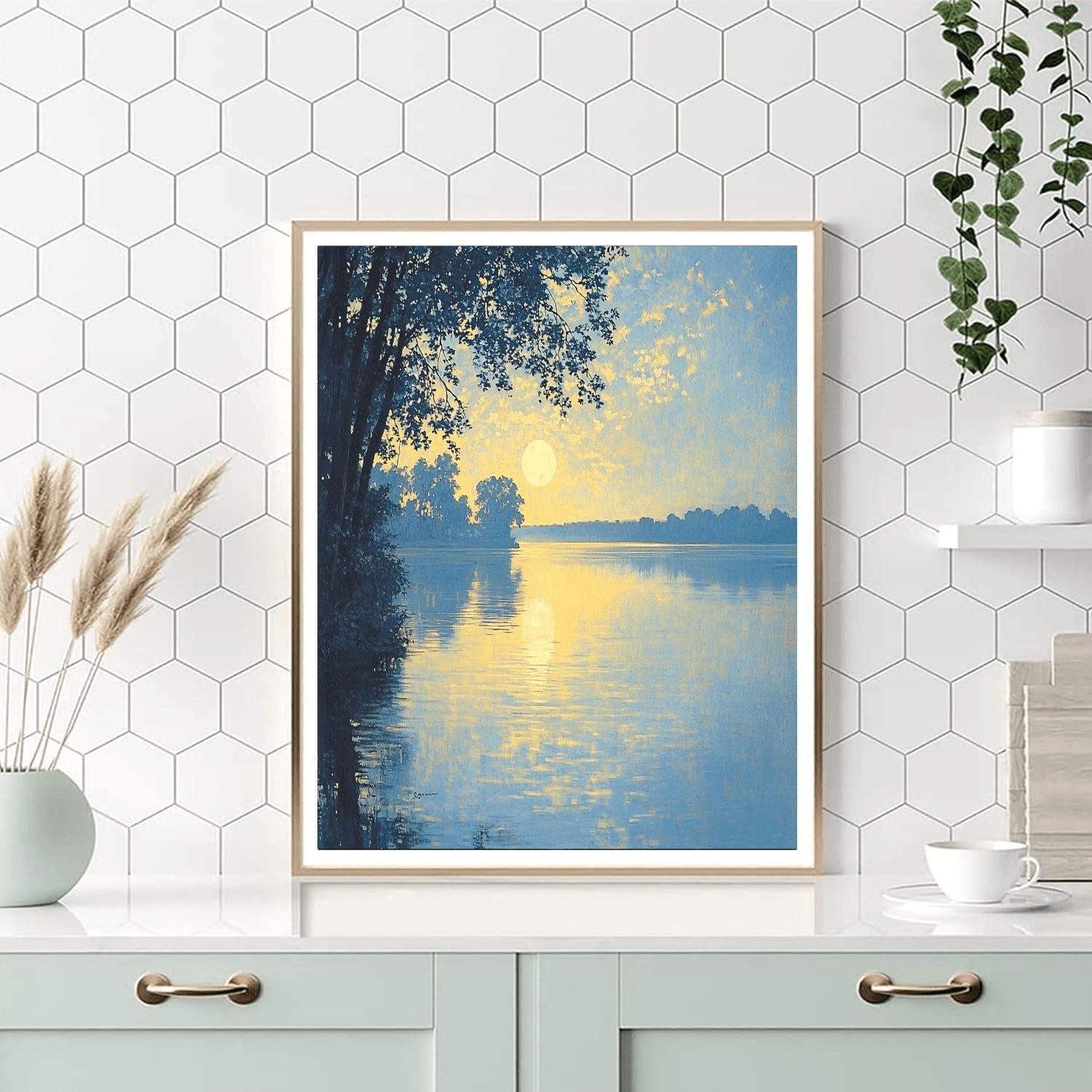 John Singer Sargent Inspired Twilight Reflection  Paint By Number