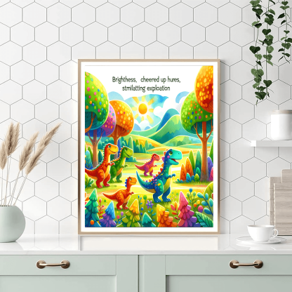 Daring Dino Race Paint By Numbers Kits