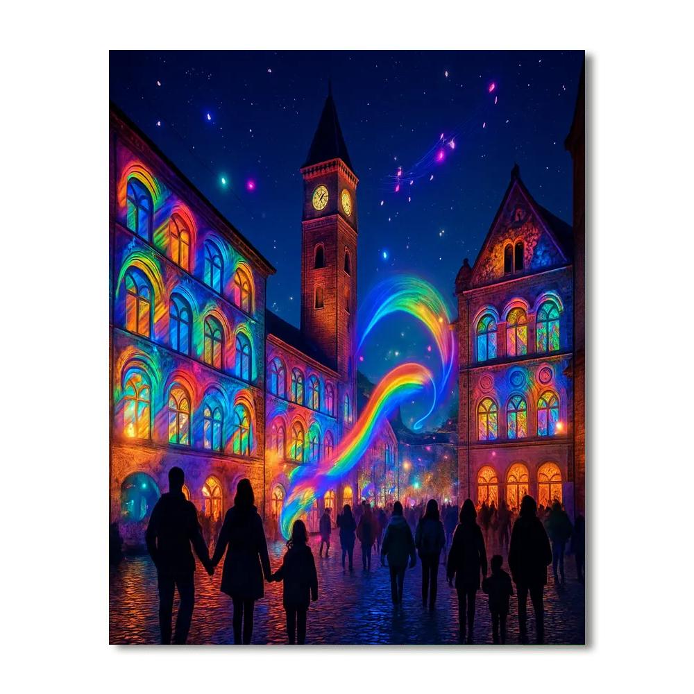 Norrköping Lights Festival - Sweden Paint By Numbers Art