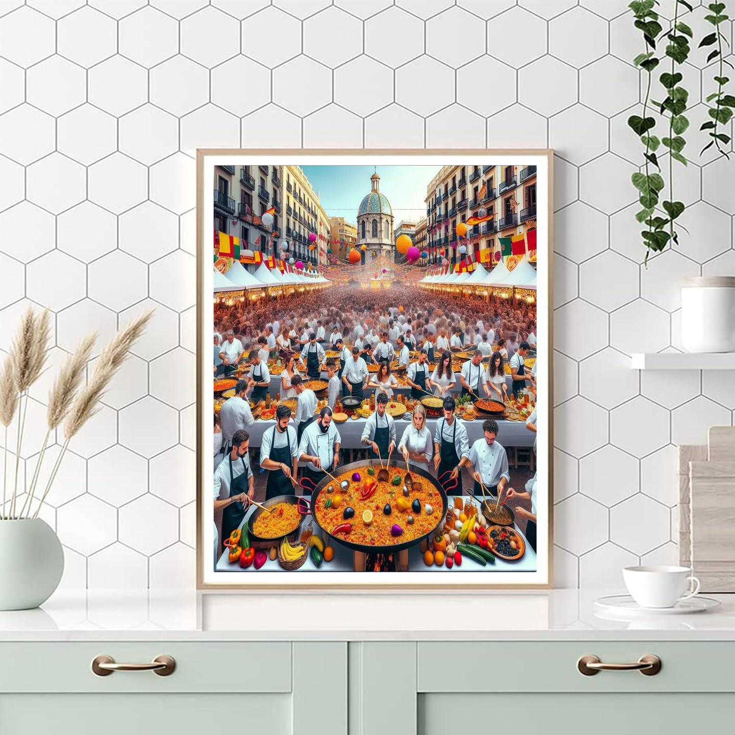 Gastronomy Festival Painting Number Kit