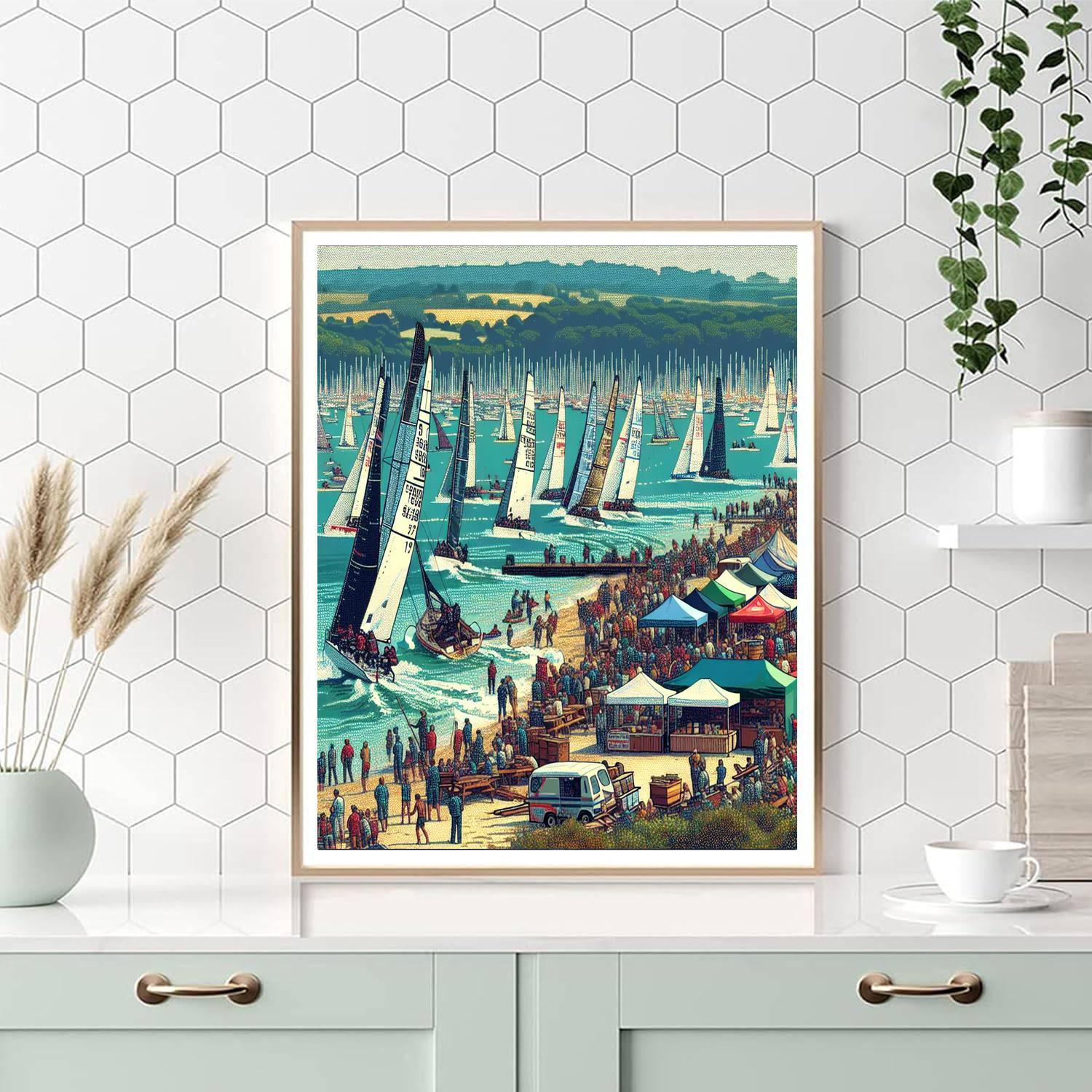 Cowes Week - Uk DIY Paint By Numbers