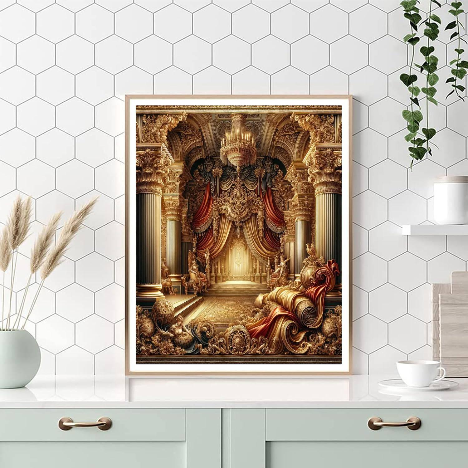 Elegant Baroque Opulence Paint By Color