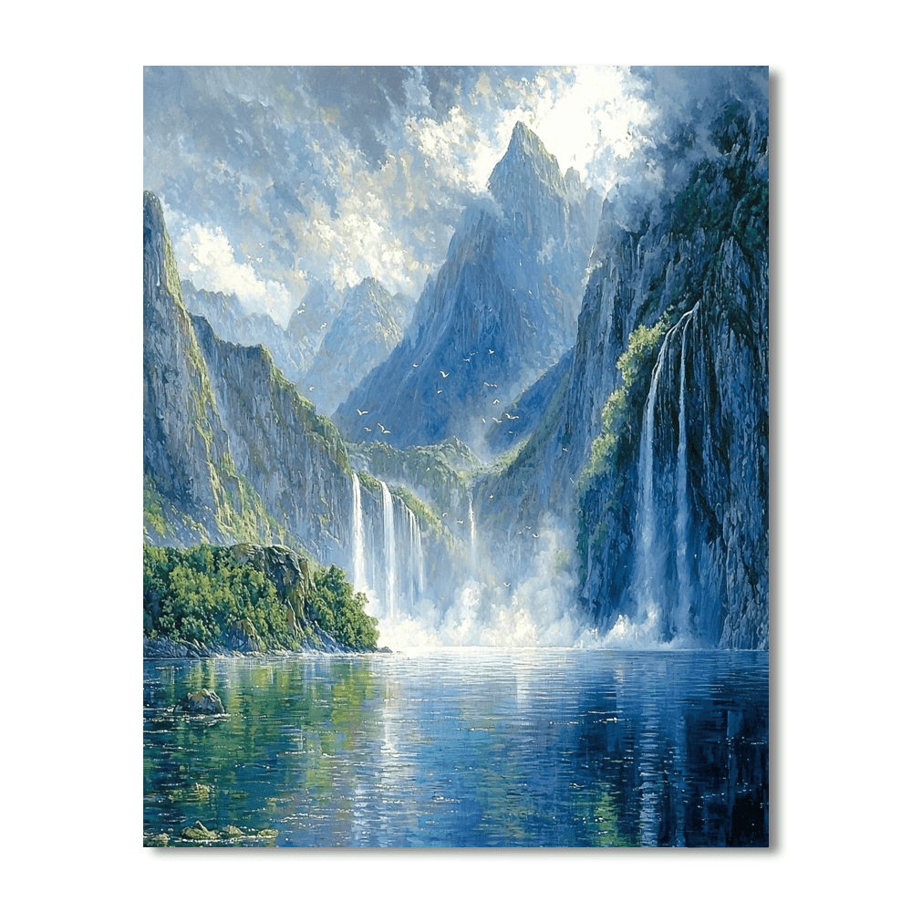 Milford Sound - Fiordland National Park Numbered Painting Kits