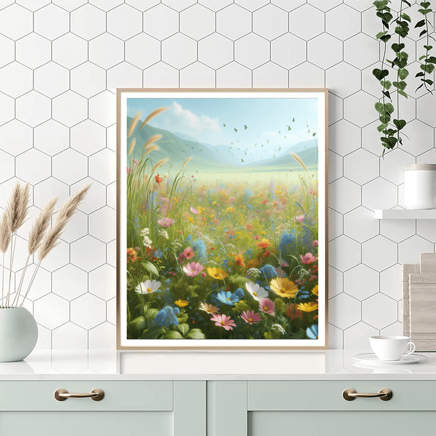 Gentle Spring Meadow Painting By Numbers Kit