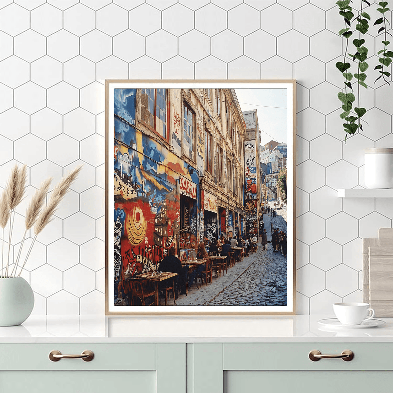 Street Art Of Valparaíso - Chile Numbered Painting Kits