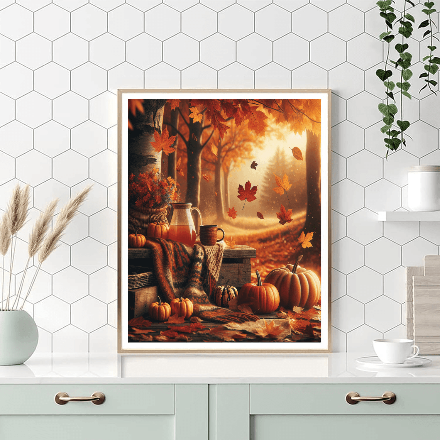 Cozy Autumn Afternoon Paint By Numbers