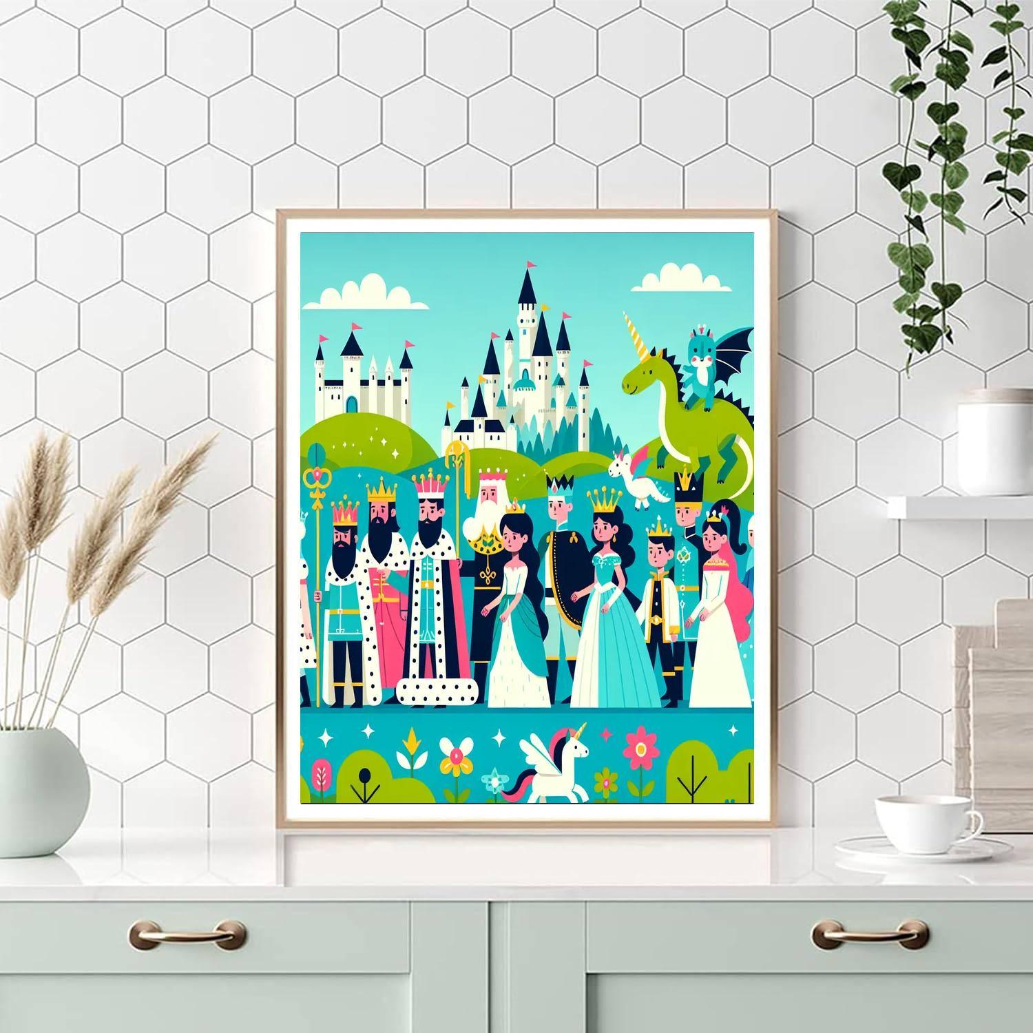 Magic Kingdom Parade Numbered Painting Kits