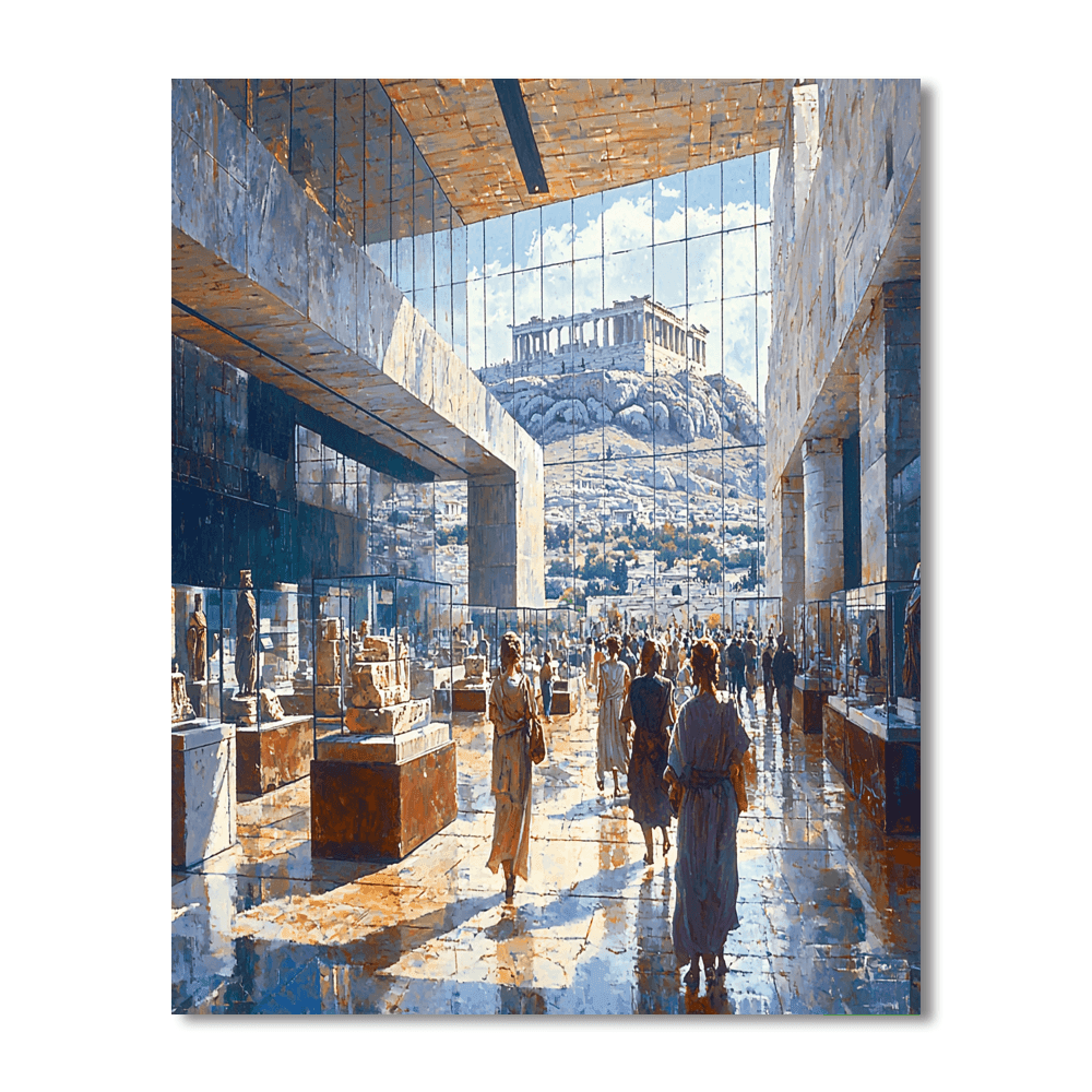Acropolis Museum Numbered Painting Kits