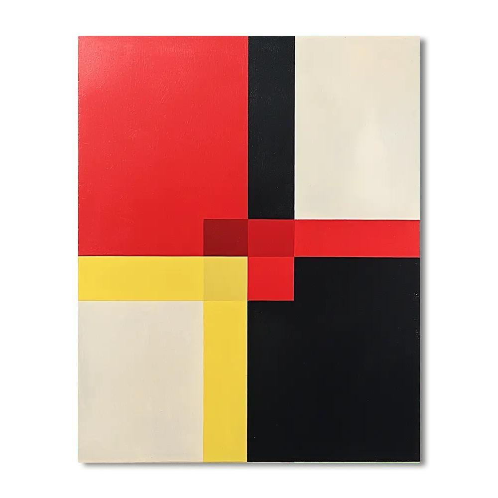 Kazimir Malevich Inspired Contrast Of Emotion  Paint By Color