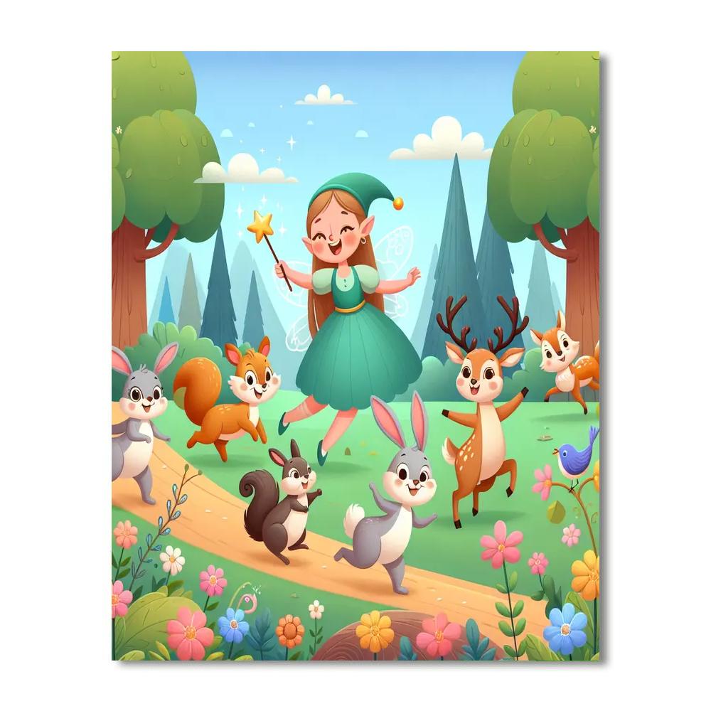 Enchanted Fairy Adventure Numbered Painting Kits