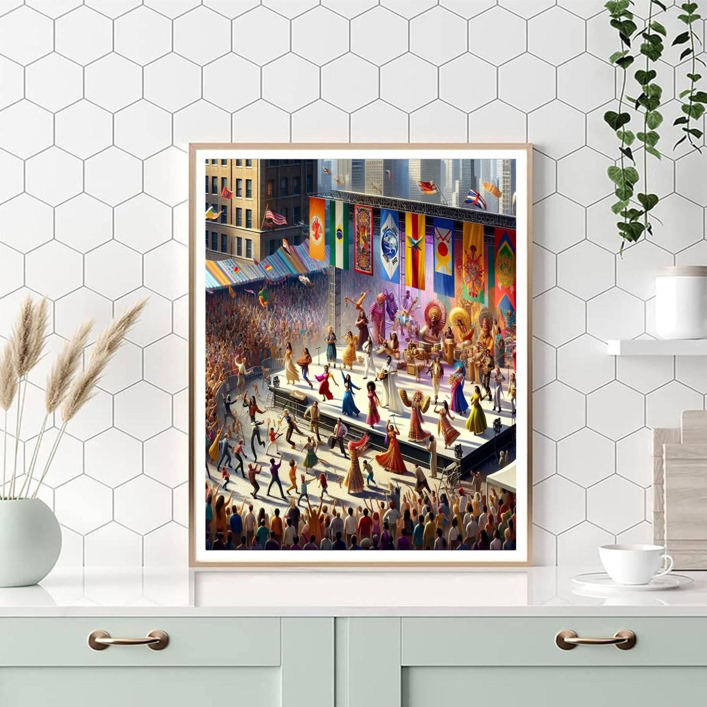 Harare International Festival Of The Arts - Zimbabwe Number Painting