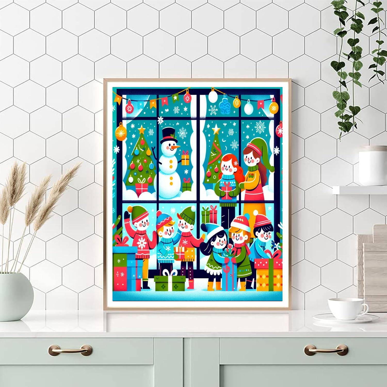 Joyful Holidays Paint By Numbers Kits