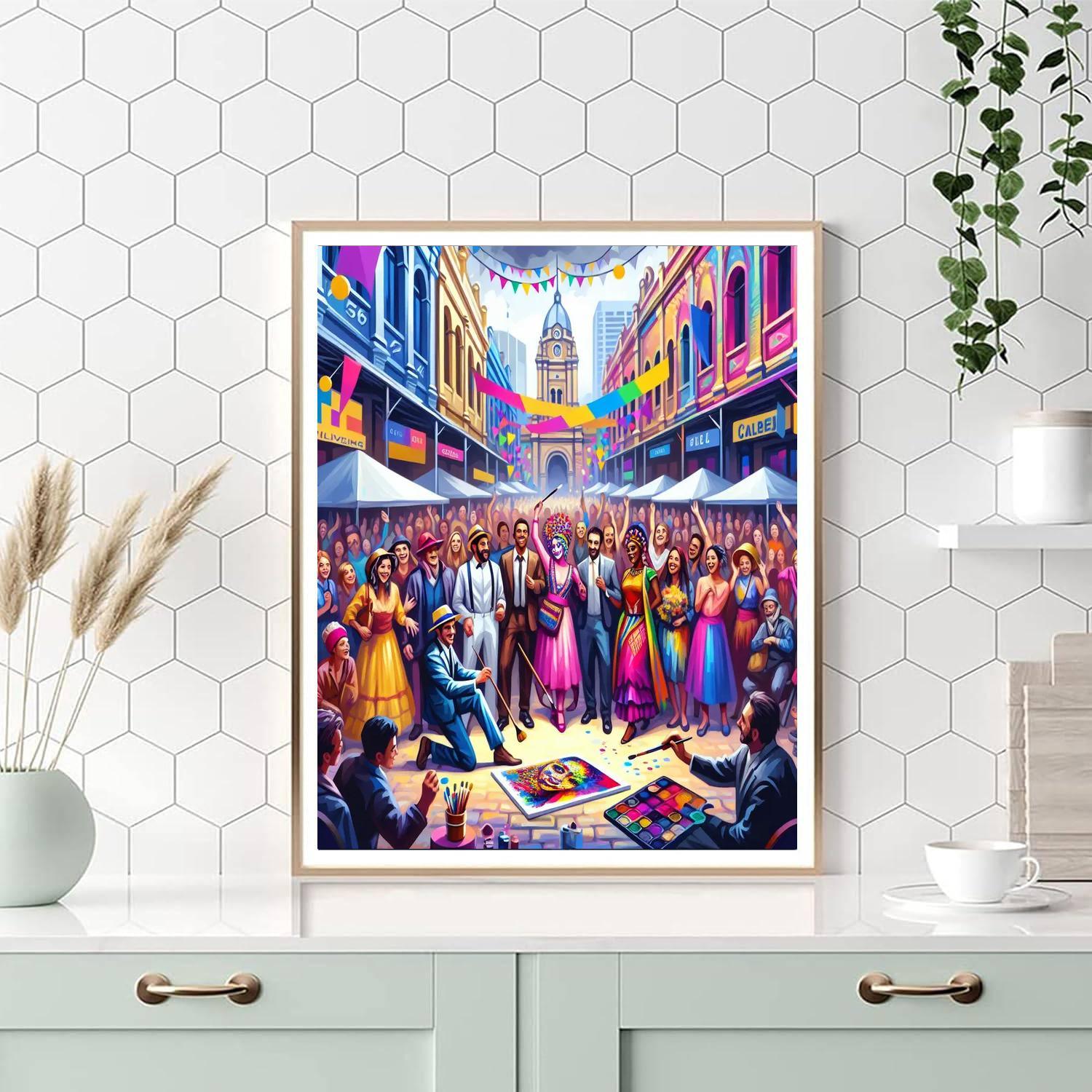 Adelaide Fringe - Adelaide Number Painting