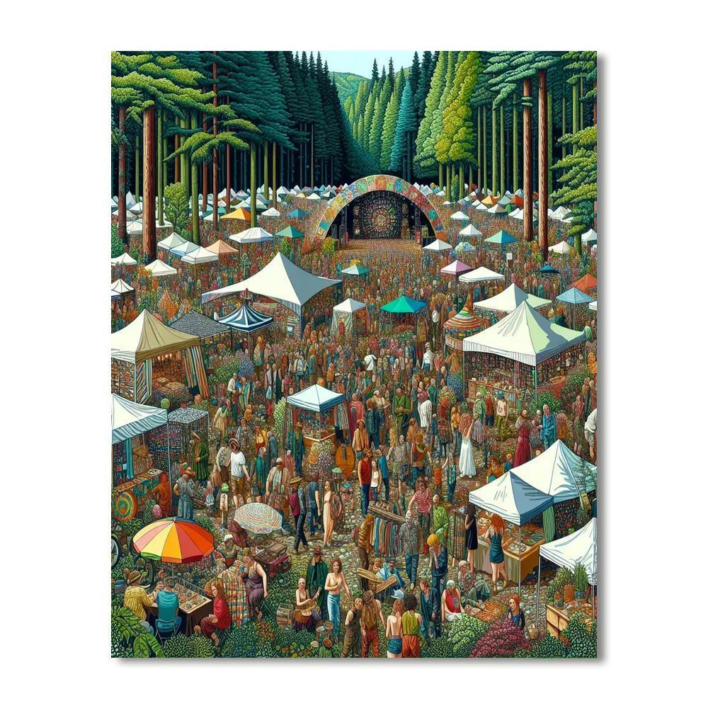 Oregon Country Fair - Usa Paint By Numbers Art
