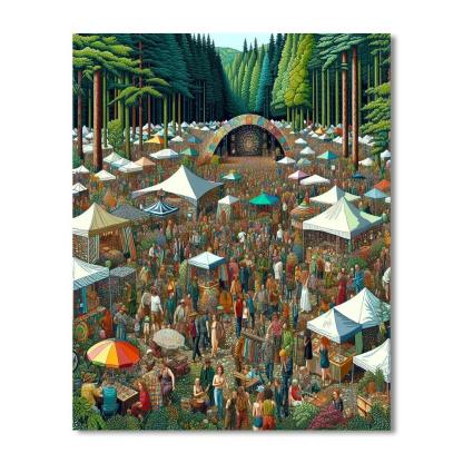 Oregon Country Fair - Usa Paint By Numbers Art