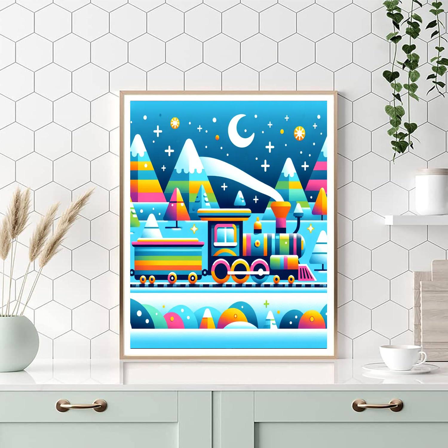 Polar Express Journey Numbered Painting Kits