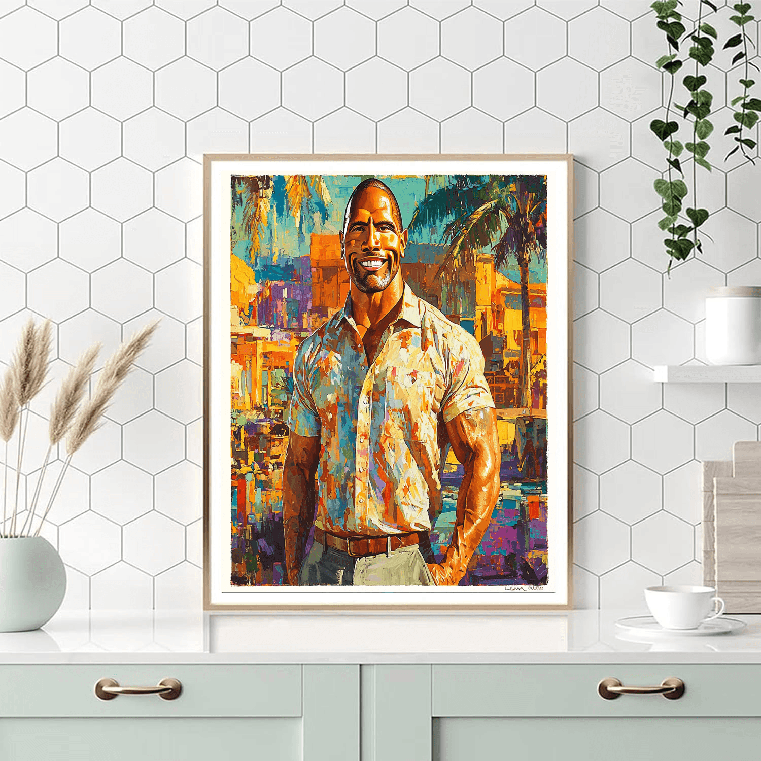 Dwayne Johnson: The Rock Of Charisma Paint By Numbers Kits