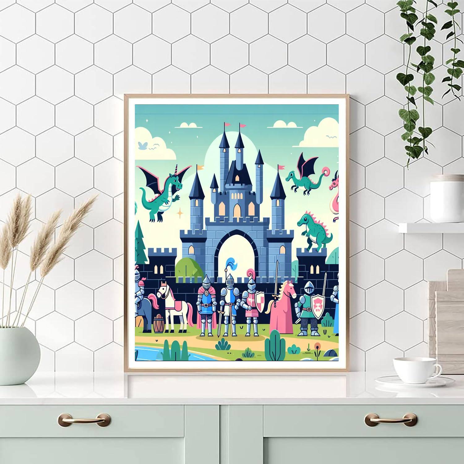 Medieval Enchantment Numbered Painting Kits
