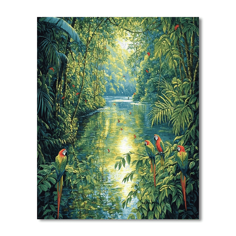Amazon Rainforest River Paint By Numbers Kits