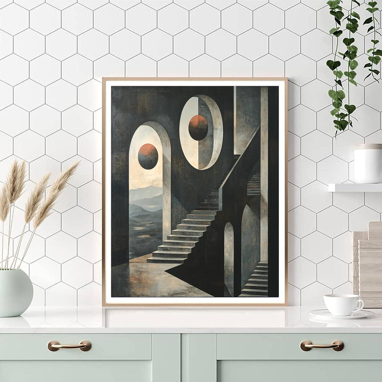 Max Ernst Inspired The Enigma Of Shadows  Paint By Numbers