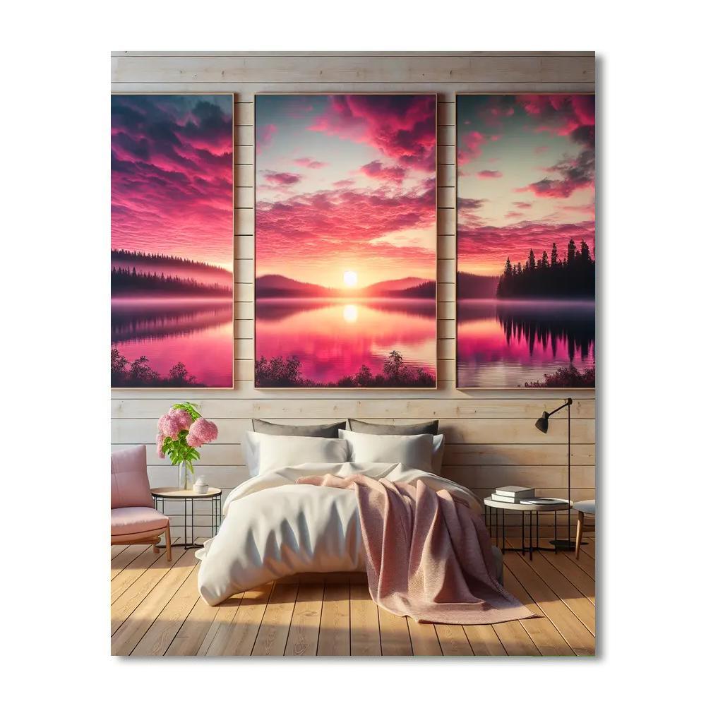Dawn's Early Glow Painting By Numbers Kit