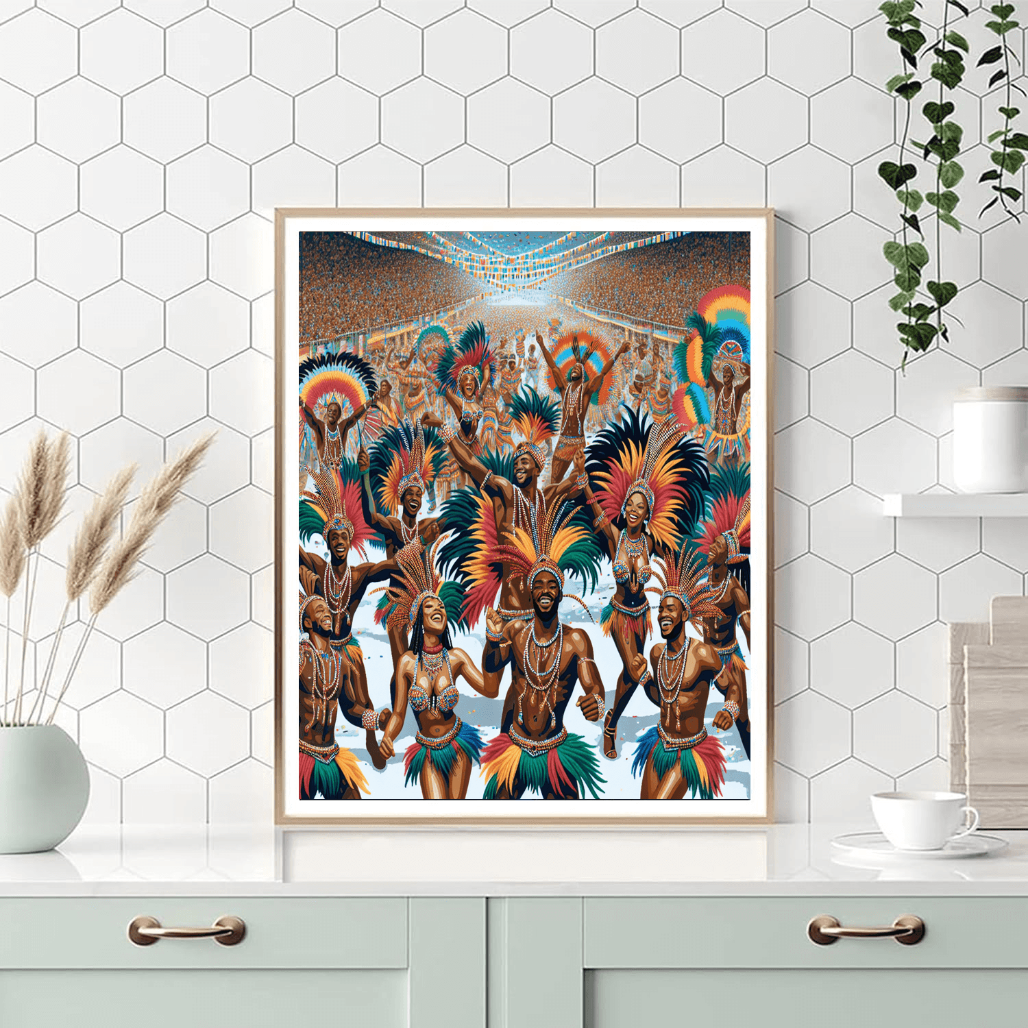 Jamaica Carnival DIY Paint By Numbers