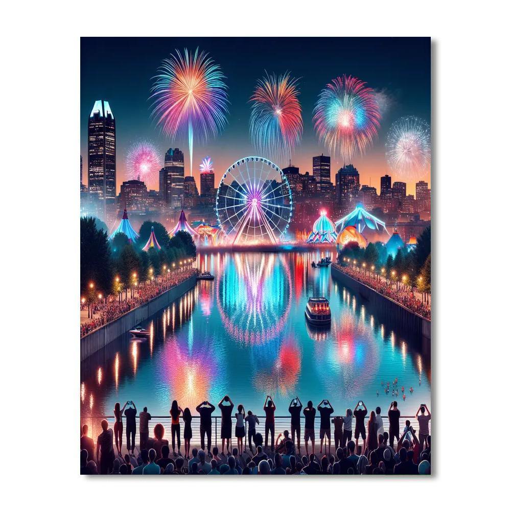 International Fireworks Festival - Canada Paint By Numbers Kits