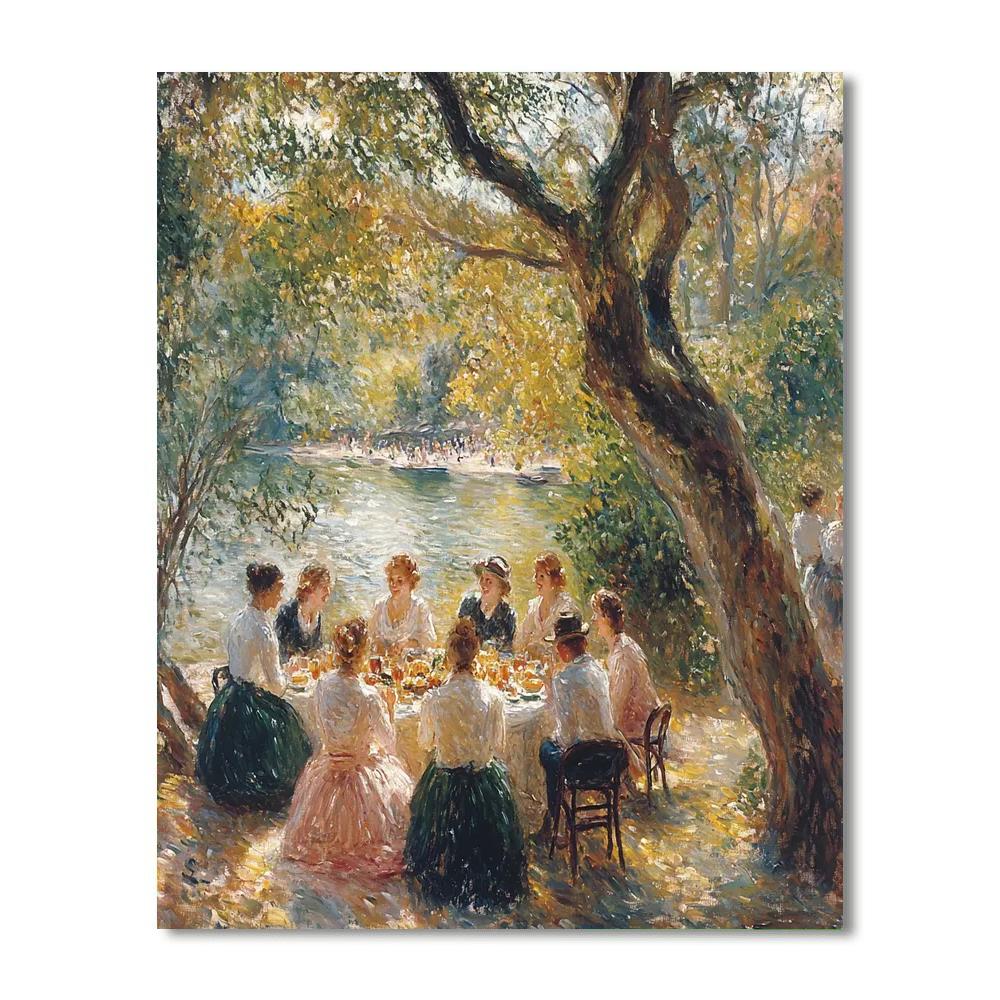 Pierre-Auguste Renoir Inspired Timeless Friends  Paint By Numbers
