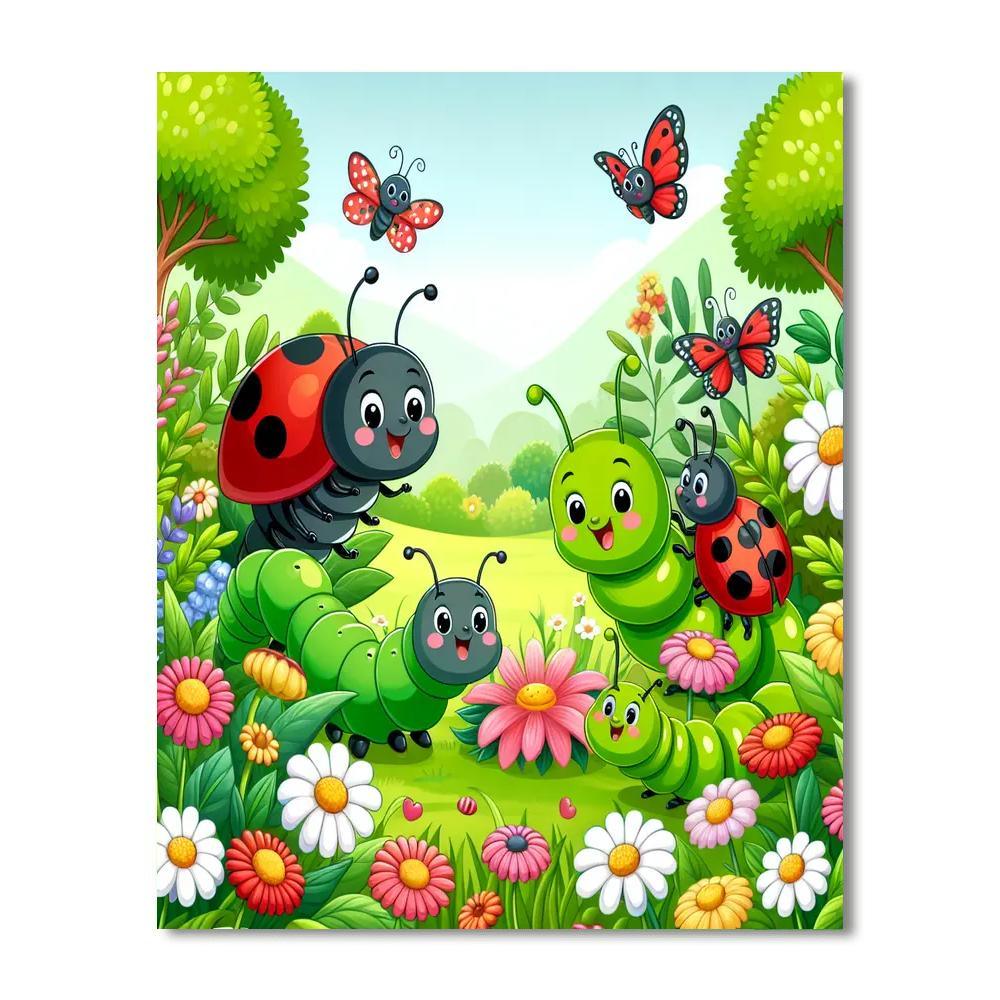 Friendly Bug Explorers Paint By Numbers Kits