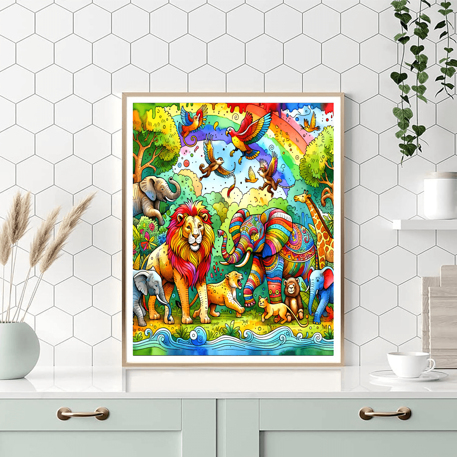 Friendly Zoo Adventure Paint By Numbers Kits