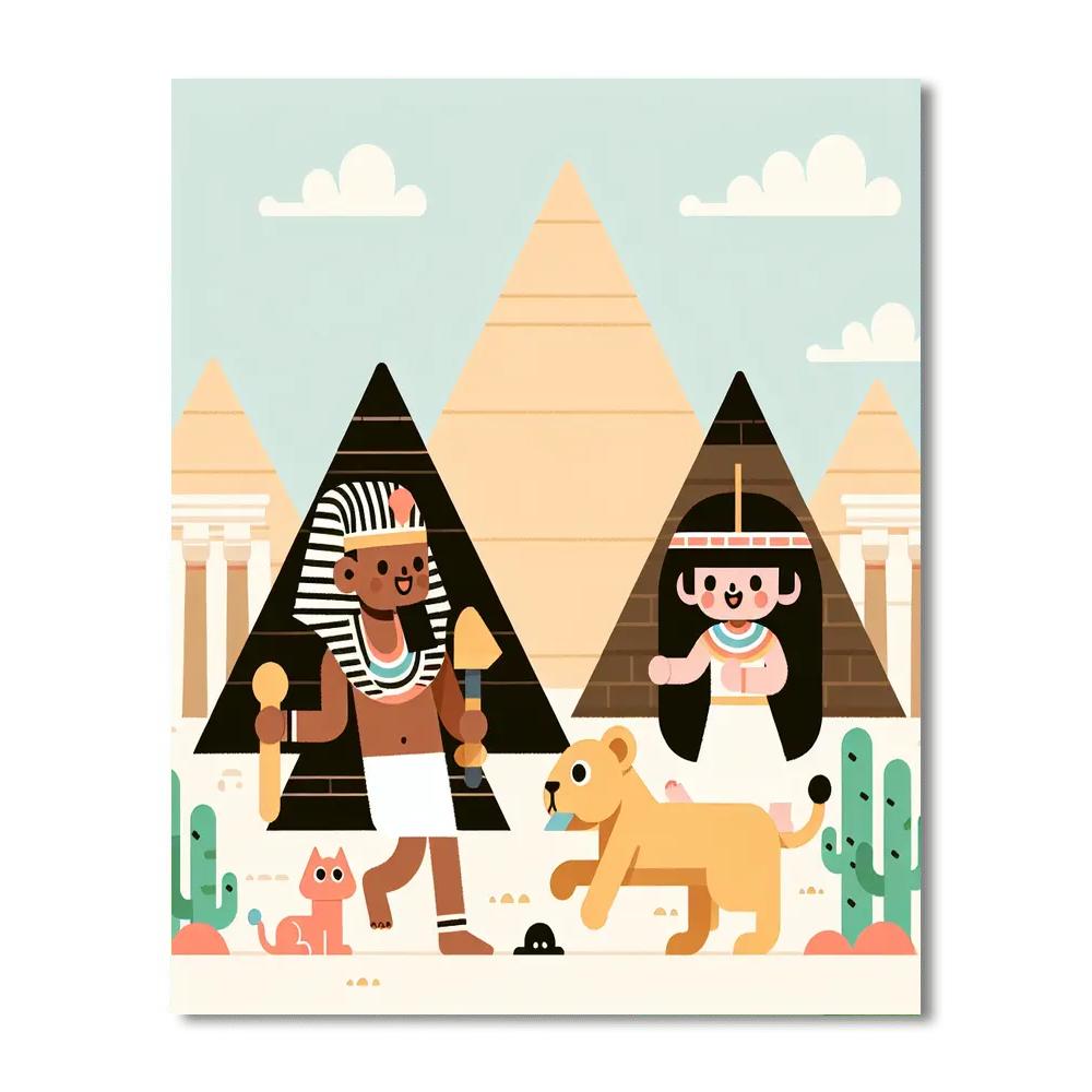 Ancient Egypt Adventures Paint By Color