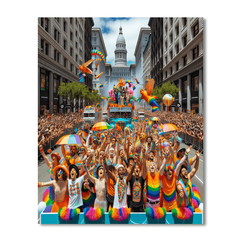 Harvey Milk Day - San Francisco DIY Paint By Numbers