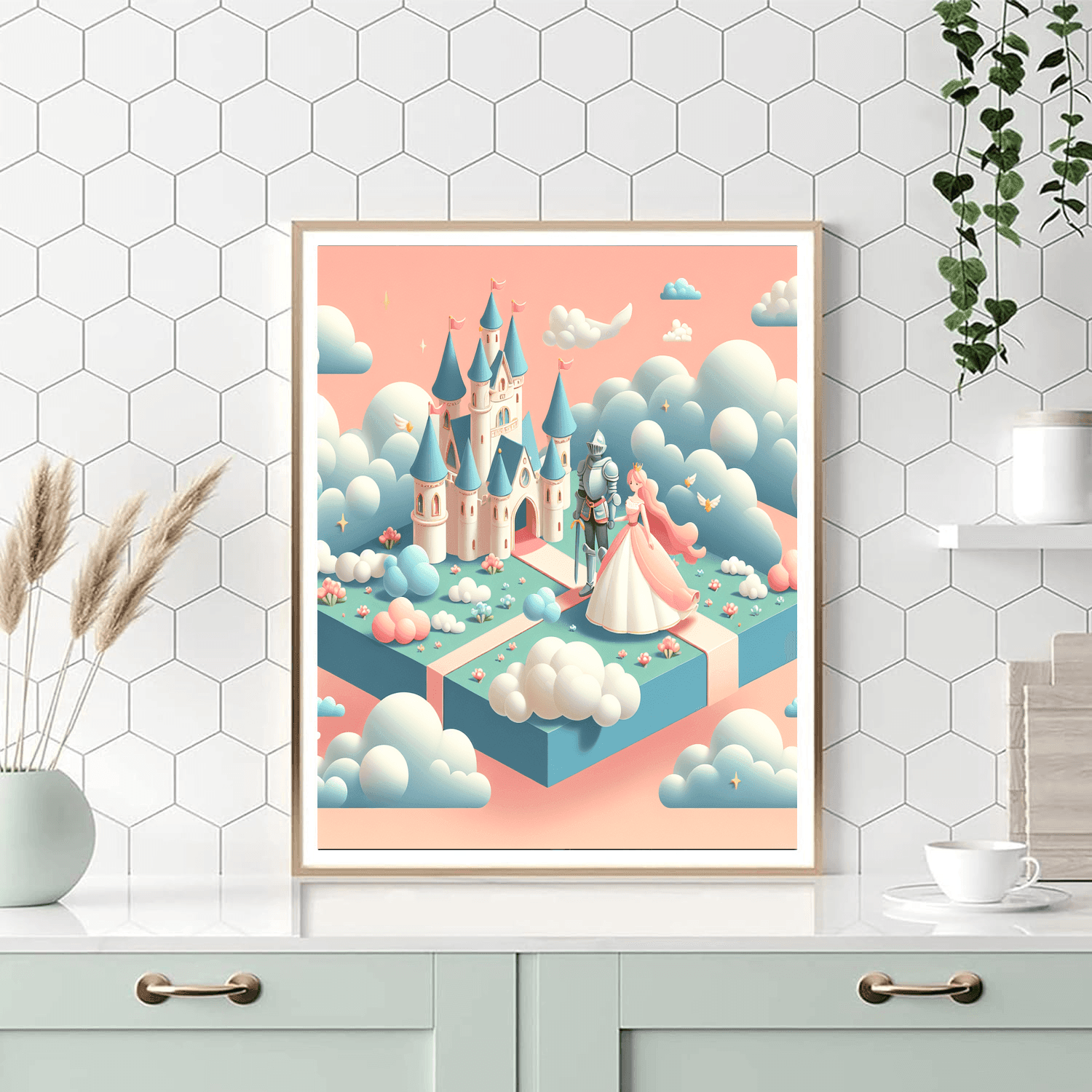 Cloud Castle Quest Paint By Color