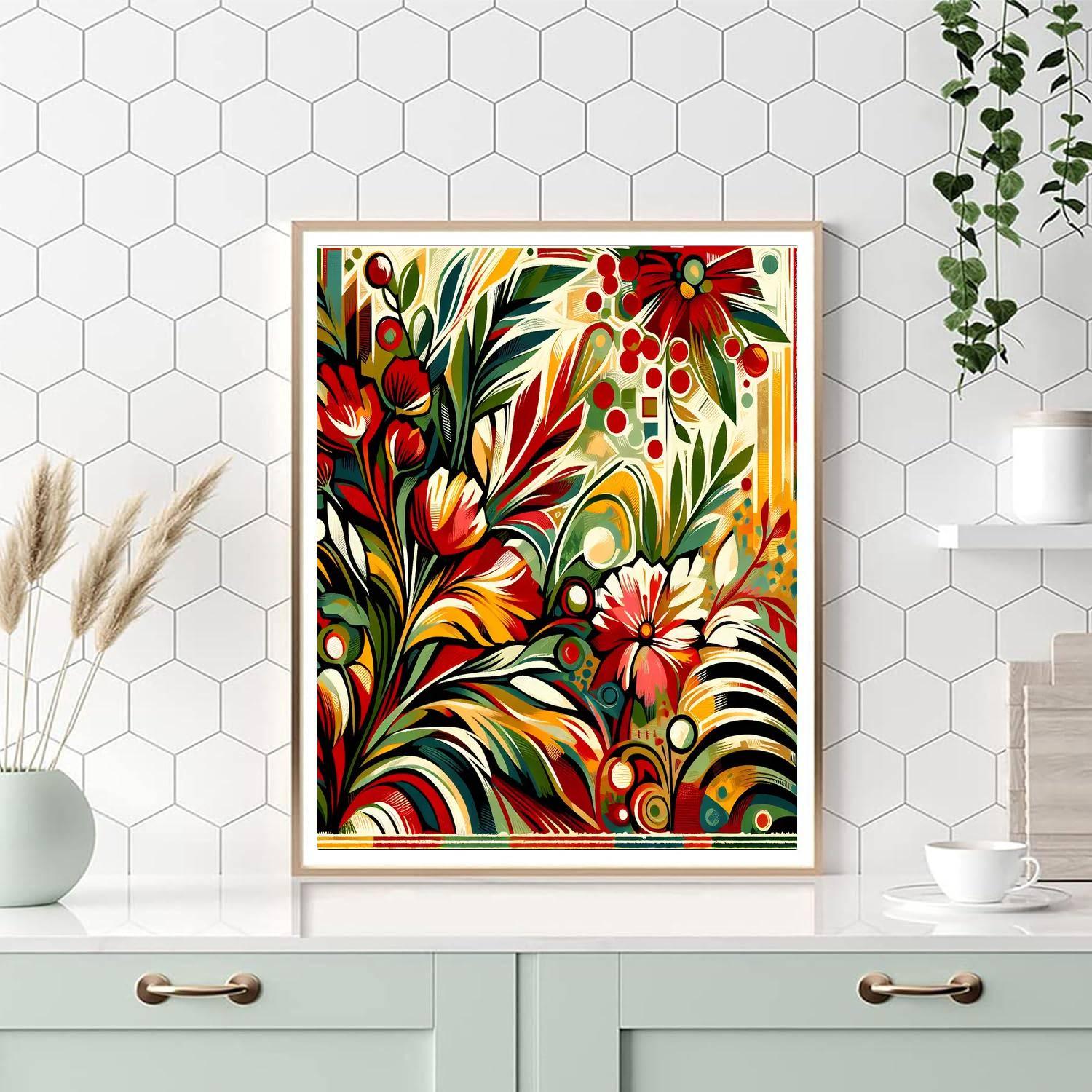 Frida's Vibrant Garden Numbered Painting Kits