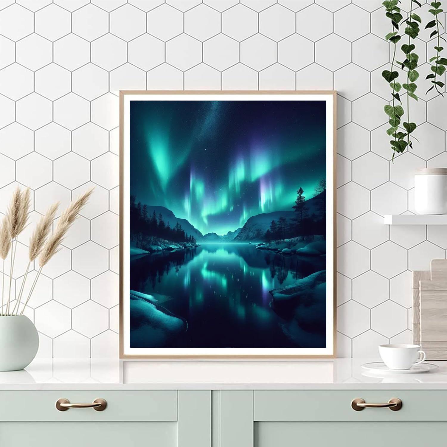 Ethereal Nordic Nights Paint By Number