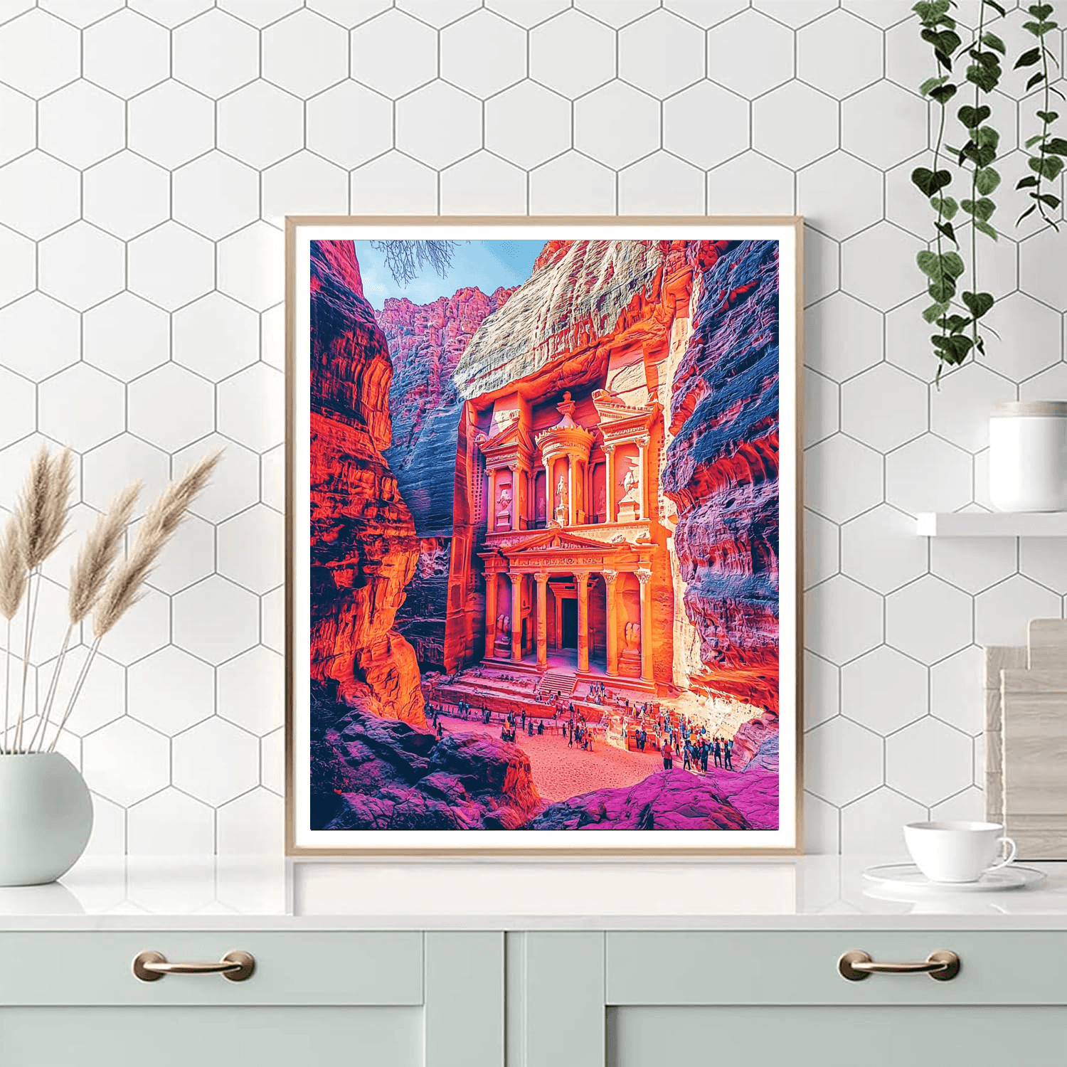 Ancient City Of Petra - Jordan Numbered Painting Kits