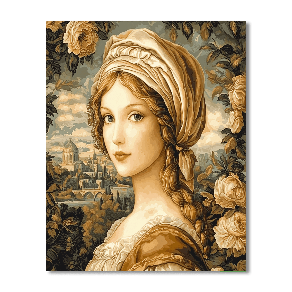 Leonardo Da Vinci Inspired Classical Elegance  Paint By Numbers