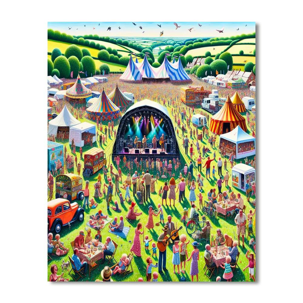 Wimbleball Music Festival Numbered Painting Kits