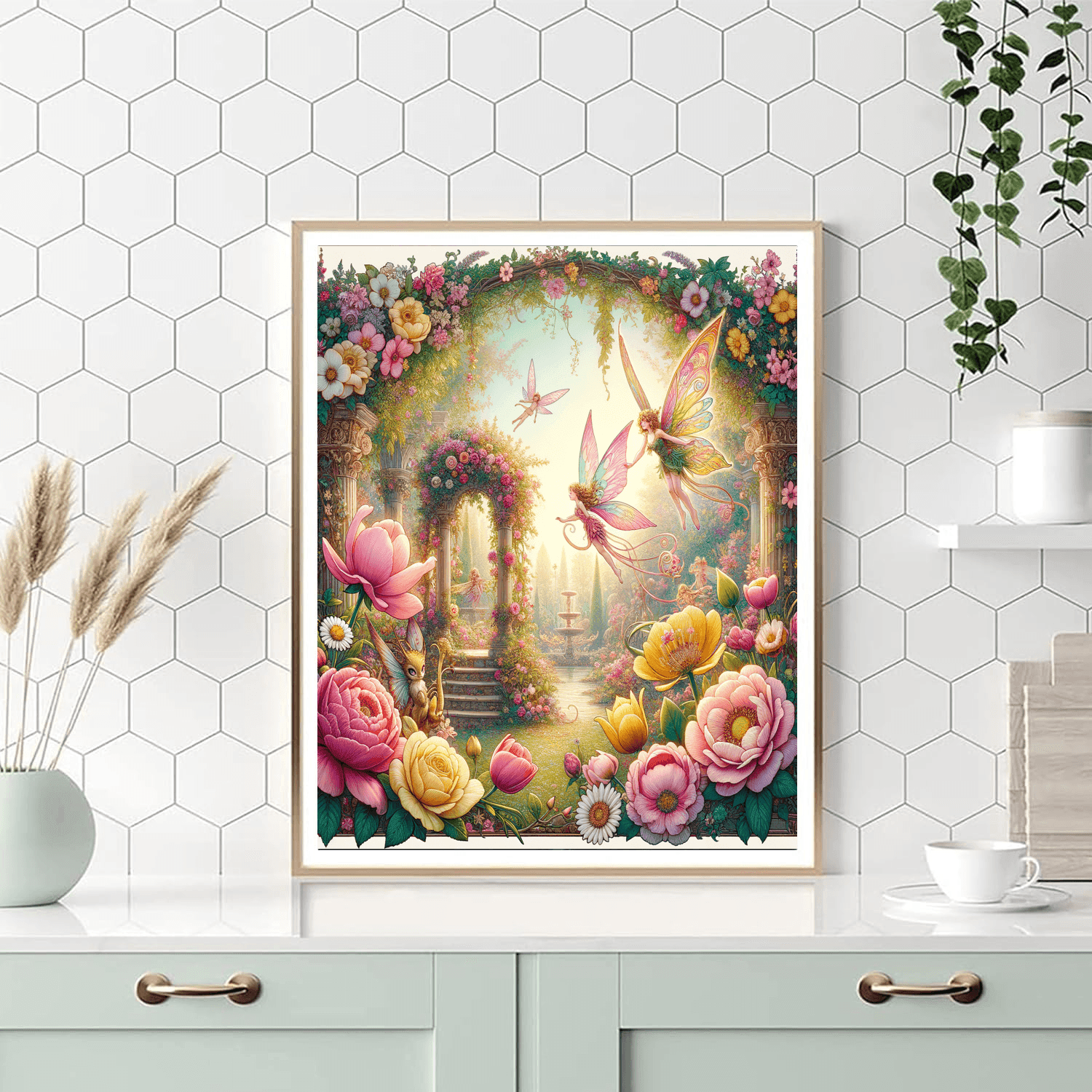 Fairytale Garden Enchantment Numbered Painting Kits