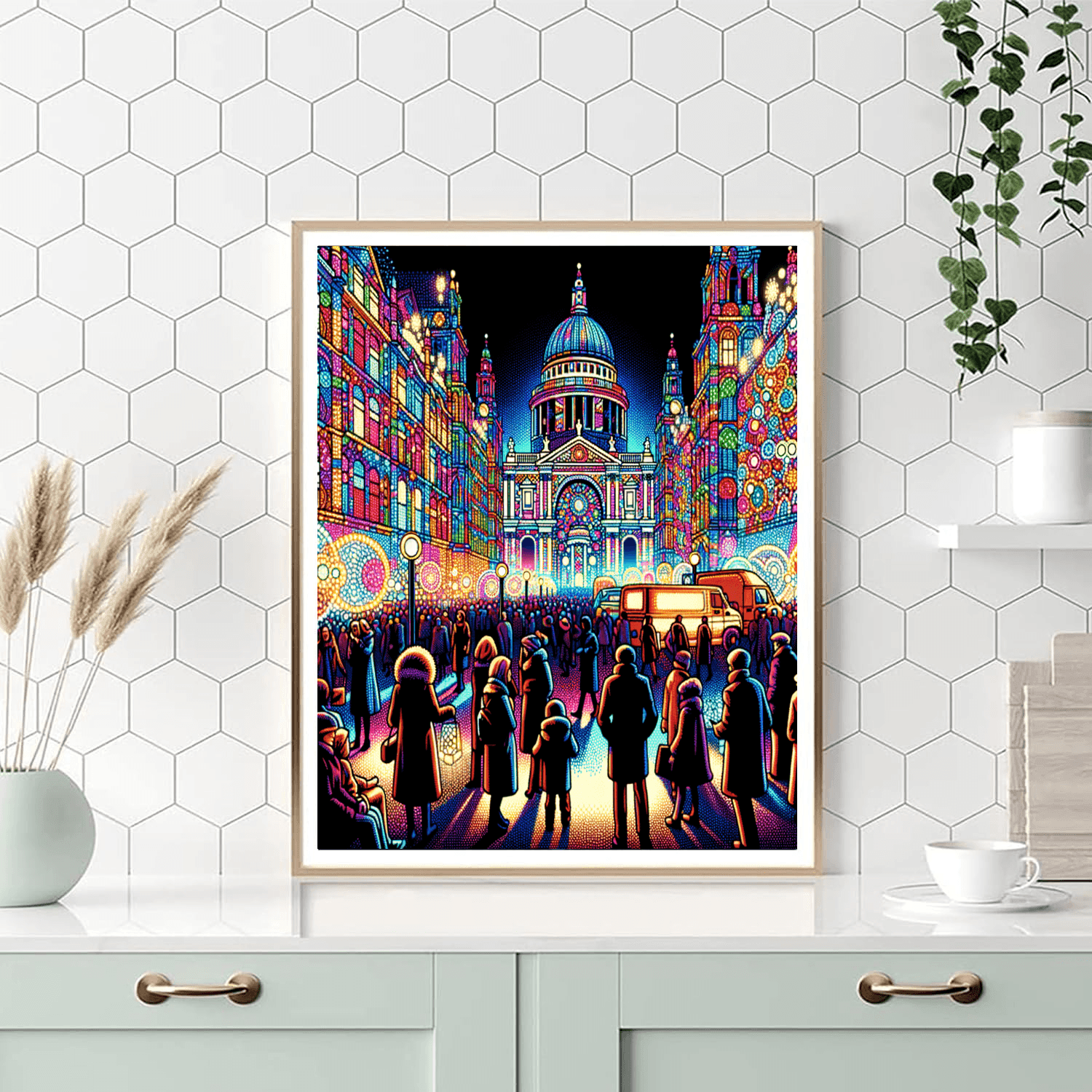 The Berlin Festival Of Lights Paint By Color