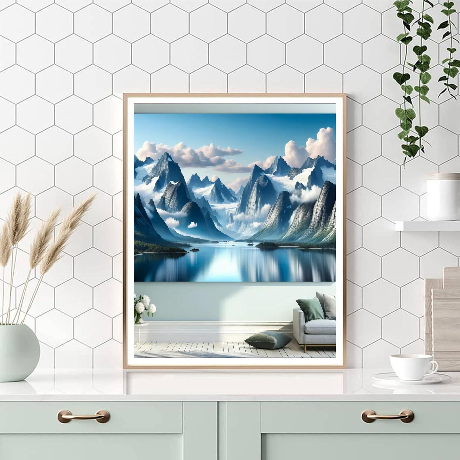 Majestic Northern Landscape Paint By Numbers Art