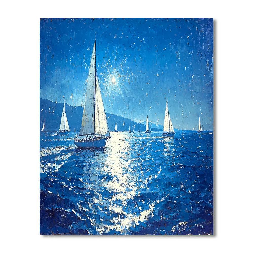 Winslow Homer Inspired Timeless Sailing  Paint By Numbers