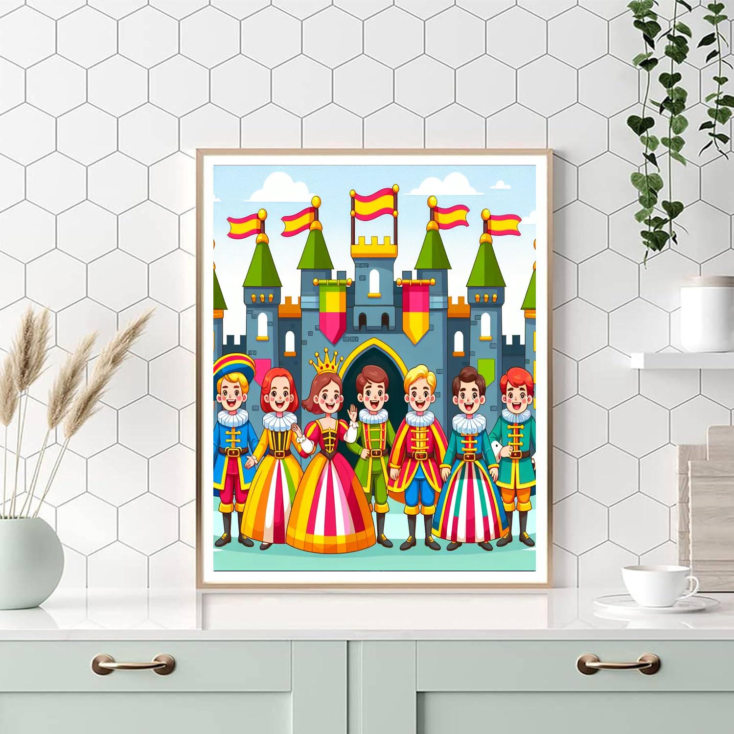 Royal Kingdom Revelry Paint By Numbers Kits