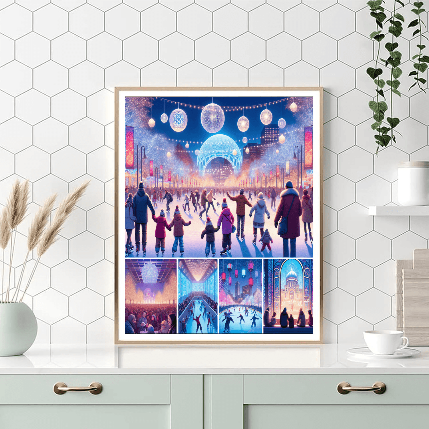 Montreal En Lumiere DIY Paint By Numbers