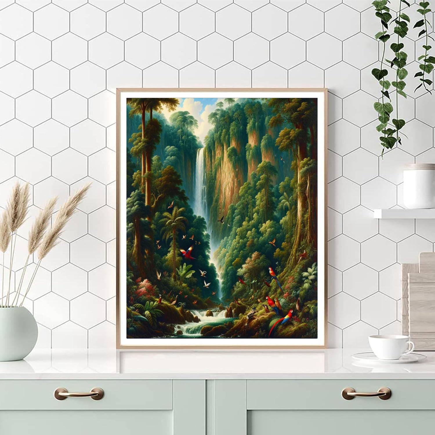 Dreamlike Rainforest Expedition Paint By Color