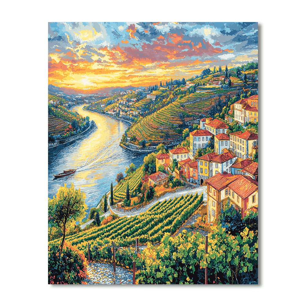 The Douro Valley Numbered Painting Kits