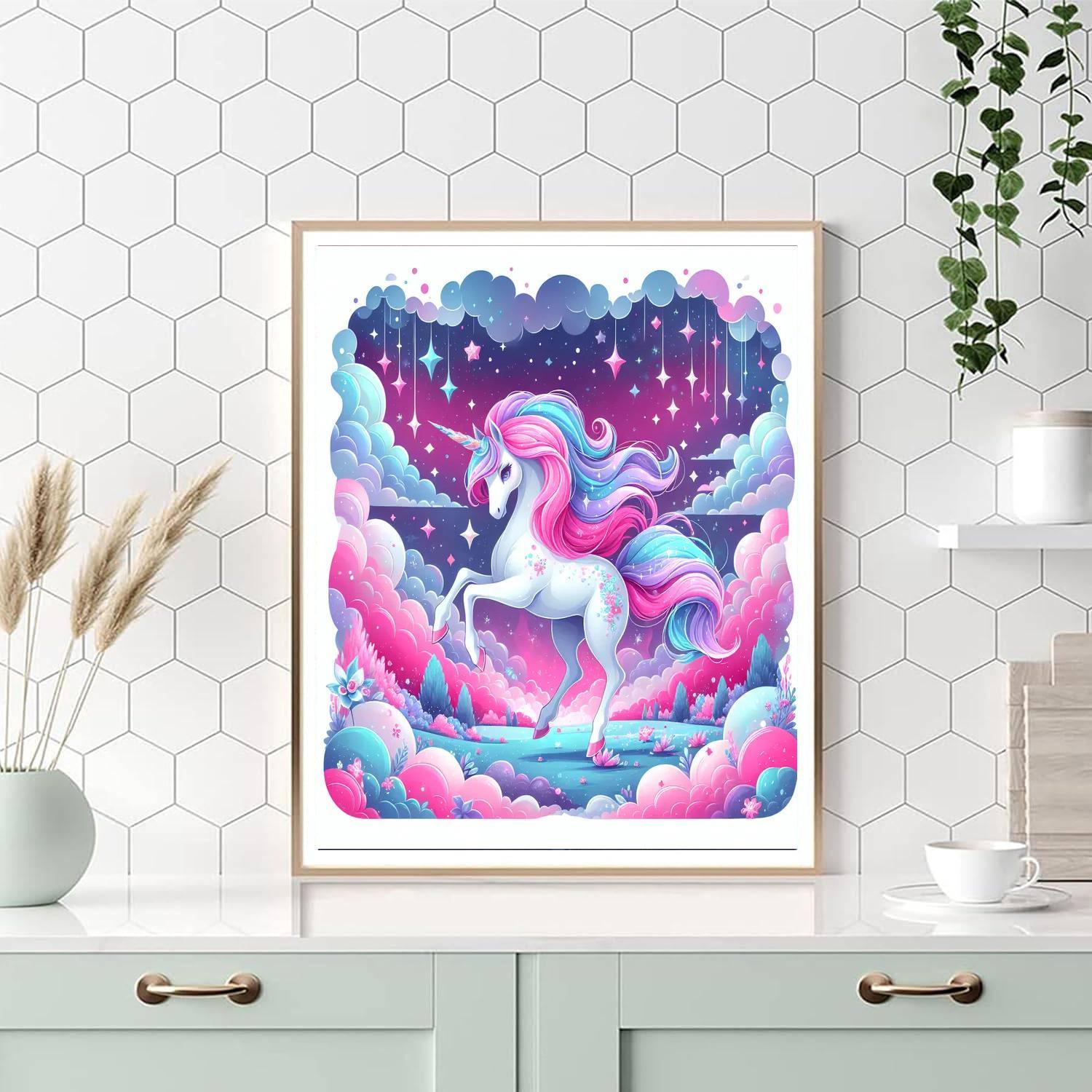 Mystical Unicorn Dreamscape Paint By Numbers
