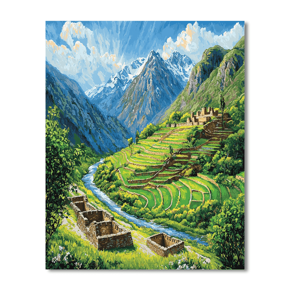 Andes' Sacred Valley Paint By Numbers Kits