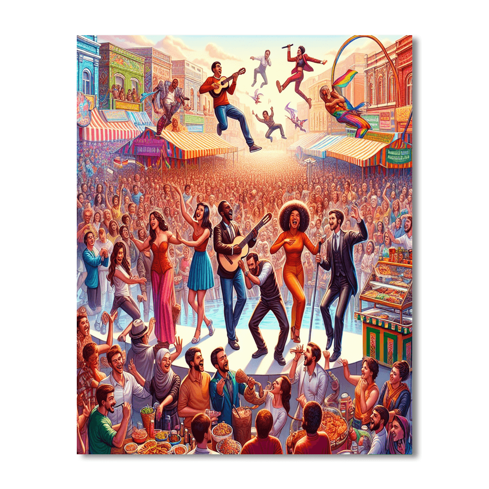 Busker Festival - Canada Paint By Number