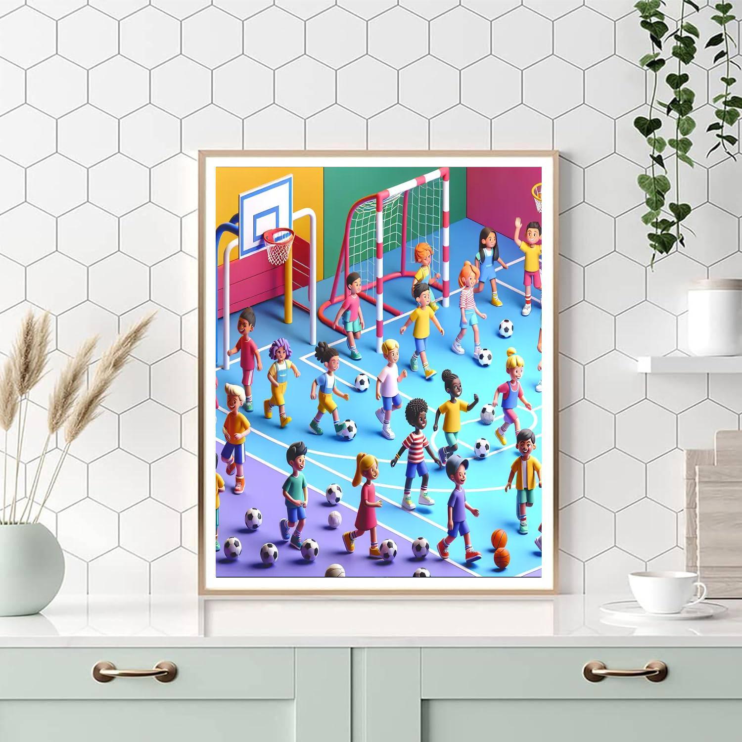 Sports Champion Celebration Paint By Number